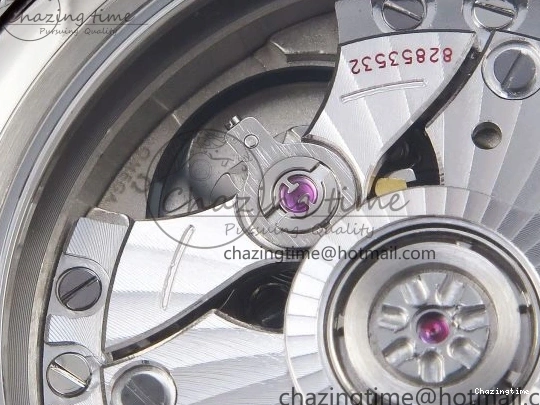 1230 Trendsetting De Ville Power Reserve SS MKF 1:1 Best Edition Blue Textured Dial on Black Leather Strap A 7742